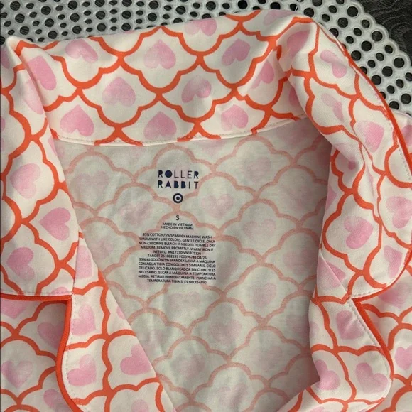 Roller Rabbit x Target Women’s Geo Hearts Short Pajama Set-XS,S,M-NWT - Picture 2 of 8